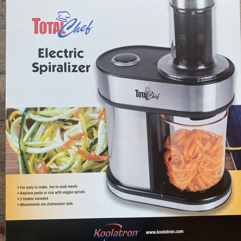 - - Brand new- total chef Electric spiralizer
